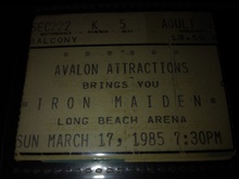 Iron Maiden / Twisted Sister on Mar 17, 1985 [840-small]