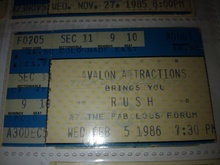 Rush on Feb 5, 1986 [853-small]