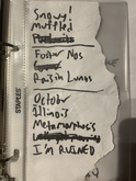 Your Arms Are My Cocoon Setlist (Did not play I'm RUINED; instead covered Boys Don't Cry), Dilly Dally Fest on Dec 1, 2023 [212-small]