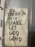 Pyre Setlist (Signed by Dove), Dilly Dally Fest 1.5 on May 25, 2024 [219-small]