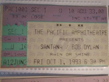 Santana / Bob Dylan on Oct 1, 1993 [601-small]