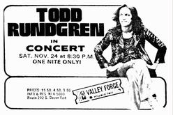 Todd Rundgren on Nov 21, 1973 [750-small]