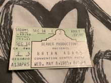 Bryan Adams / Survivor on May 8, 1985 [838-small]