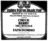 Chuck Berry / Fats Domino / the crystals on Mar 21, 1975 [249-small]