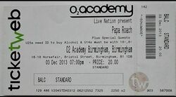 American Fangs / Papa Roach / Middle Class Rut on Dec 3, 2013 [147-small]
