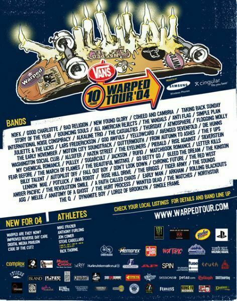 Jul 11, 2004: Vans Warped Tour 2004 at Columbia Meadows Saint