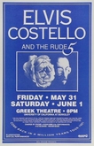 Elvis Costello / Rude 5 on May 31, 1991 [085-small]