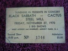 Black Sabbath / Cactus / Steel Mill / Bruce Springsteen on Nov 27, 1970 [647-small]
