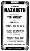 Nazareth / Ted Nugent / Gillan on Jun 25, 1976 [190-small]