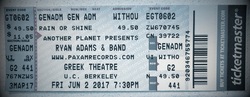 No rain, or fog, for that matter. Look forward to The Guild shows coming in June 2024., Ryan Adams on Jun 2, 2017 [288-small]
