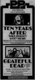 Ten Years After / Roxy Music / Wild Turkey featuring Glenn Cornick on Dec 13, 1972 [672-small]