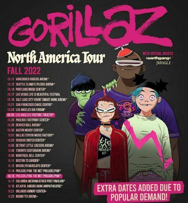 Get Ready to Rock Gorillaz US Tour 2025 Hits the Road!