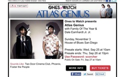 Atlas Genius / Family of the Year / Dale Earnhard Jr. Jr. on Nov 3, 2013 [130-small]