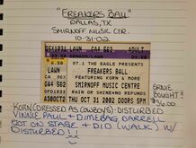 Korn / Disturbed on Oct 31, 2002 [127-small]