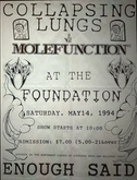 Collapsing Lungs / Molefunction on May 14, 1994 [539-small]
