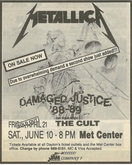 Metallica  / The Cult on Jun 10, 1989 [218-small]
