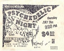 Vicious Gel / The Coincidence on Jul 31, 1986 [081-small]