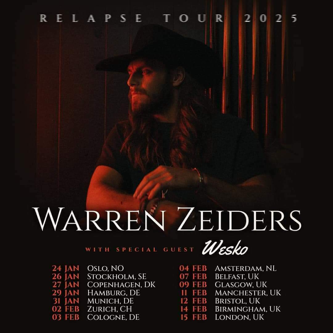 Warren Zeiders Concert & Tour History (Updated for 2024 2025