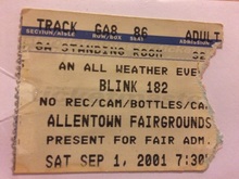 "The Great Allentown Fair" / blink-182 / New Found Glory on Sep 1, 2001 [652-small]