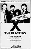 X / The Blasters / The Gears on Oct 11, 1980 [253-small]