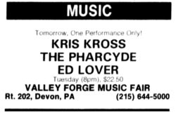 Kris Kross / Super Cat / X-Scape on Aug 17, 1993 [822-small]