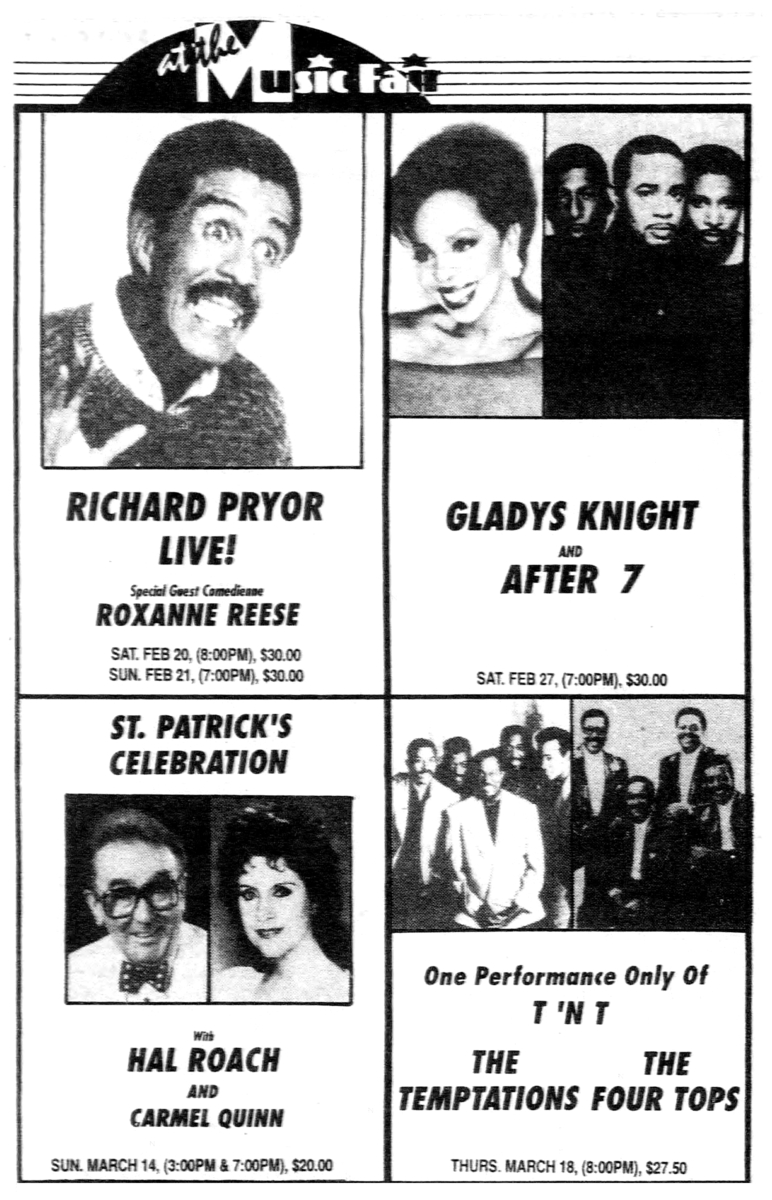 The Four Tops Concert & Tour History (Updated for 2024 2025