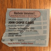 John Cooper Clarke on Dec 1, 1990 [005-small]