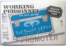 Van Halen  / Vince Neil  on Jul 27, 1993 [334-small]