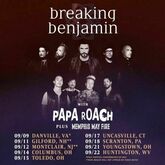 tags: Gig Poster - Breaking Benjamin / Papa Roach / Memphis May Fire on Sep 18, 2021 [365-small]