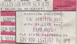 Beastie Boys / Rollins Band / Cypress Hill on Nov 15, 1992 [513-small]