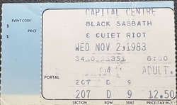 Black Sabbath / Quiet Riot on Nov 2, 1983 [237-small]
