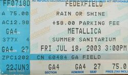 tags: Ticket - Metallica / Limp Bizkit / Linkin Park / Deftones / Mudvayne on Jul 18, 2003 [874-small]