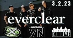 tags: Gig Poster - Everclear / Volume To Nothing on Mar 2, 2023 [940-small]