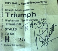 Triumph on Nov 12, 1980 [827-small]