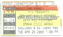 Red Hot Chili Peppers / Foo Fighters / Small Brown Bike on Apr 25, 2000 [064-small]