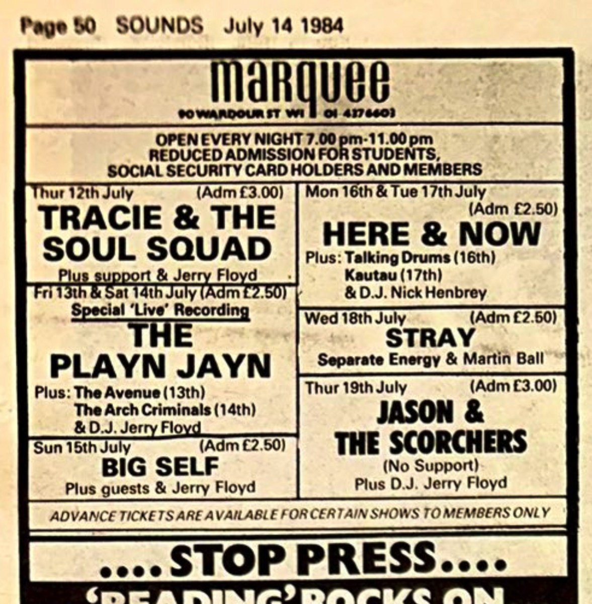 BOOWY 1985 LONDON MARQUEE CLUB オリジナルポスター BOOWY 1985 LONDON MARQUEE CLUB復刻ポスター BOOWY 1985 LONDON