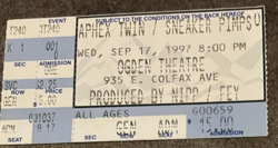 Aphex Twin / Sneaker Pimps on Sep 17, 1997 [220-small]