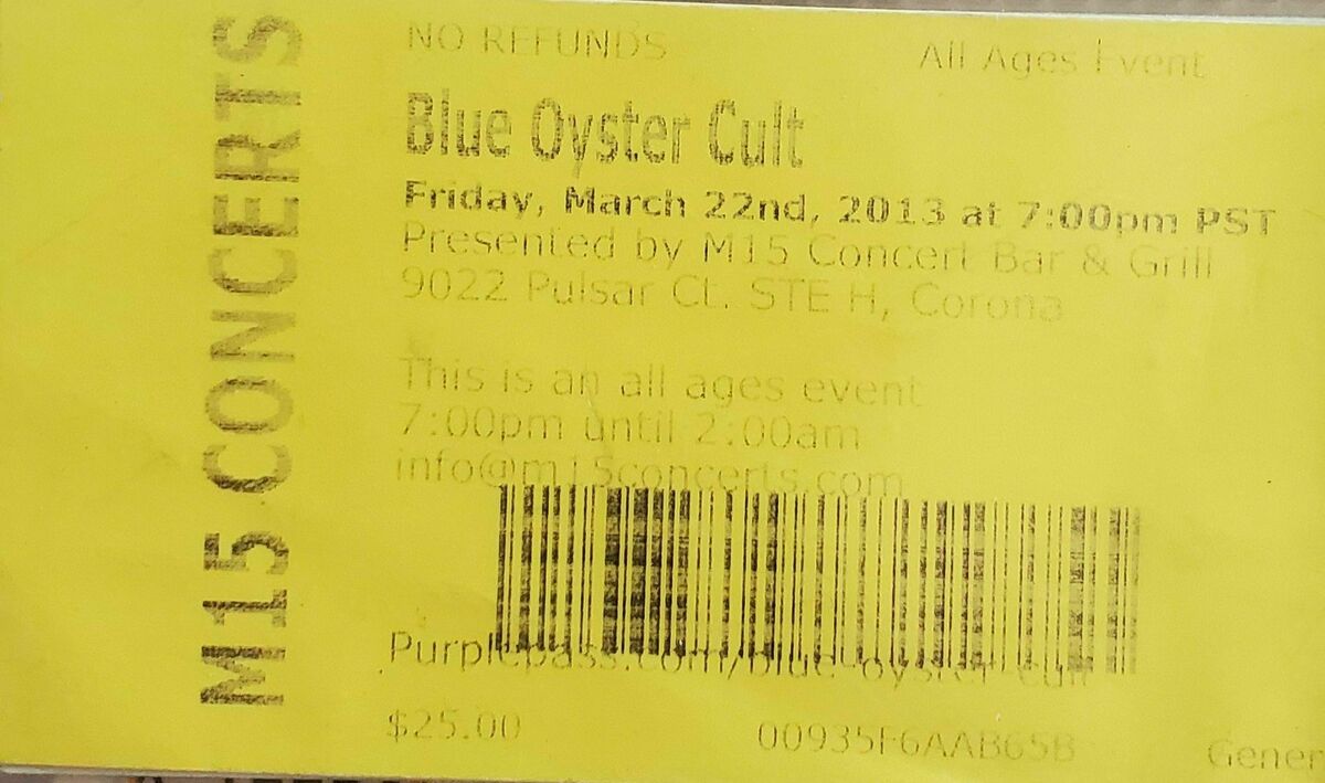 Blue Öyster Cult Concert & Tour History (Updated for 2024) Concert