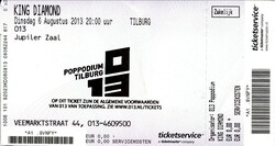 tags: Ticket - King Diamond on Aug 6, 2013 [374-small]