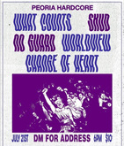 What Counts / Skud / No Guard / World View / Change of Heart on Jul 21, 2024 [439-small]