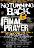 No Turning Back / Final Prayer on Jul 28, 2011 [885-small]