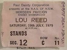 Lou Reed / Split Enz on Jul 19, 1975 [722-small]