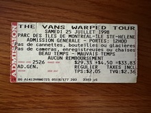 Vans Warped Tour on Jul 25, 1998 [889-small]