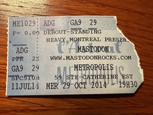 Mastodon / Gojira / Kvelertak on Oct 29, 2014 [758-small]