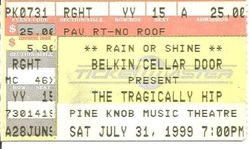 The Tragically Hip / Phantom Planet on Jul 31, 1999 [271-small]