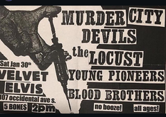 Murder City Devils / The Locust / Young Pioneers / The Blood Brothers on Jan 30, 1999 [019-small]
