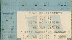 Sum 41 / No Warning / Black Maria on Jan 23, 2005 [310-small]