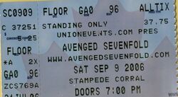Avenged Sevenfold / 3 Inches Of Blood / Protest the Hero on Sep 9, 2006 [334-small]