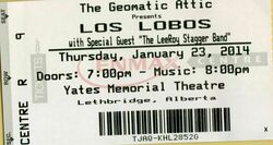 Los Lobos / Leeroy Stagger & The Wildflowers on Jan 23, 2014 [353-small]