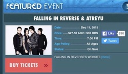 Atreyu / Falling In Reverse / From Ashes to New / Assuming We Survive on Dec 11, 2015 [939-small]